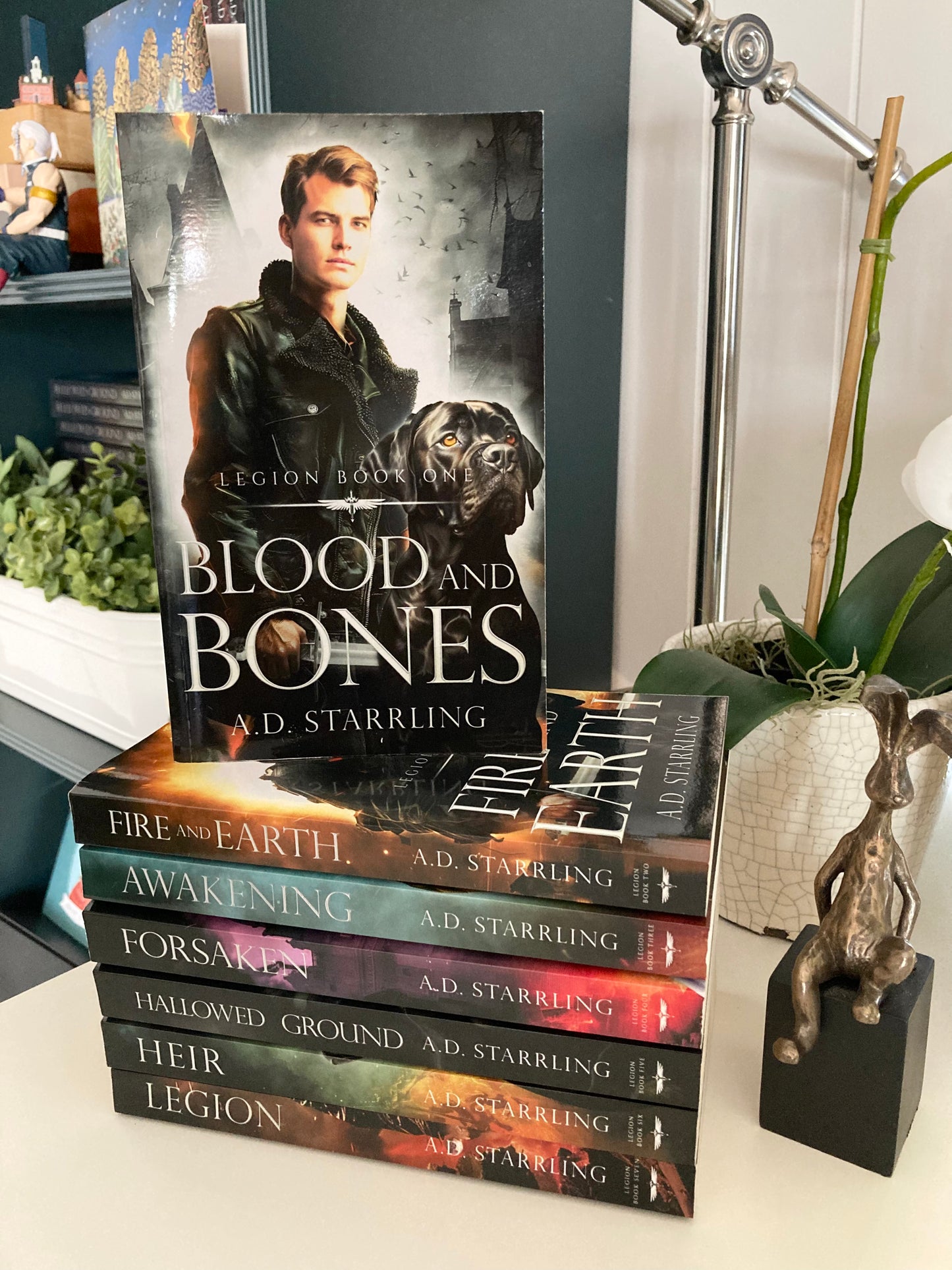 Legion Books 1-7 PAPERBACK BUNDLE urban fantasy action adventure author ad starrling