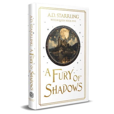 A Fury Of Shadows (Witch Queen Book 5) Special Edition HARDBACK urban fantasy action adventure paranormal romance author ad starrling