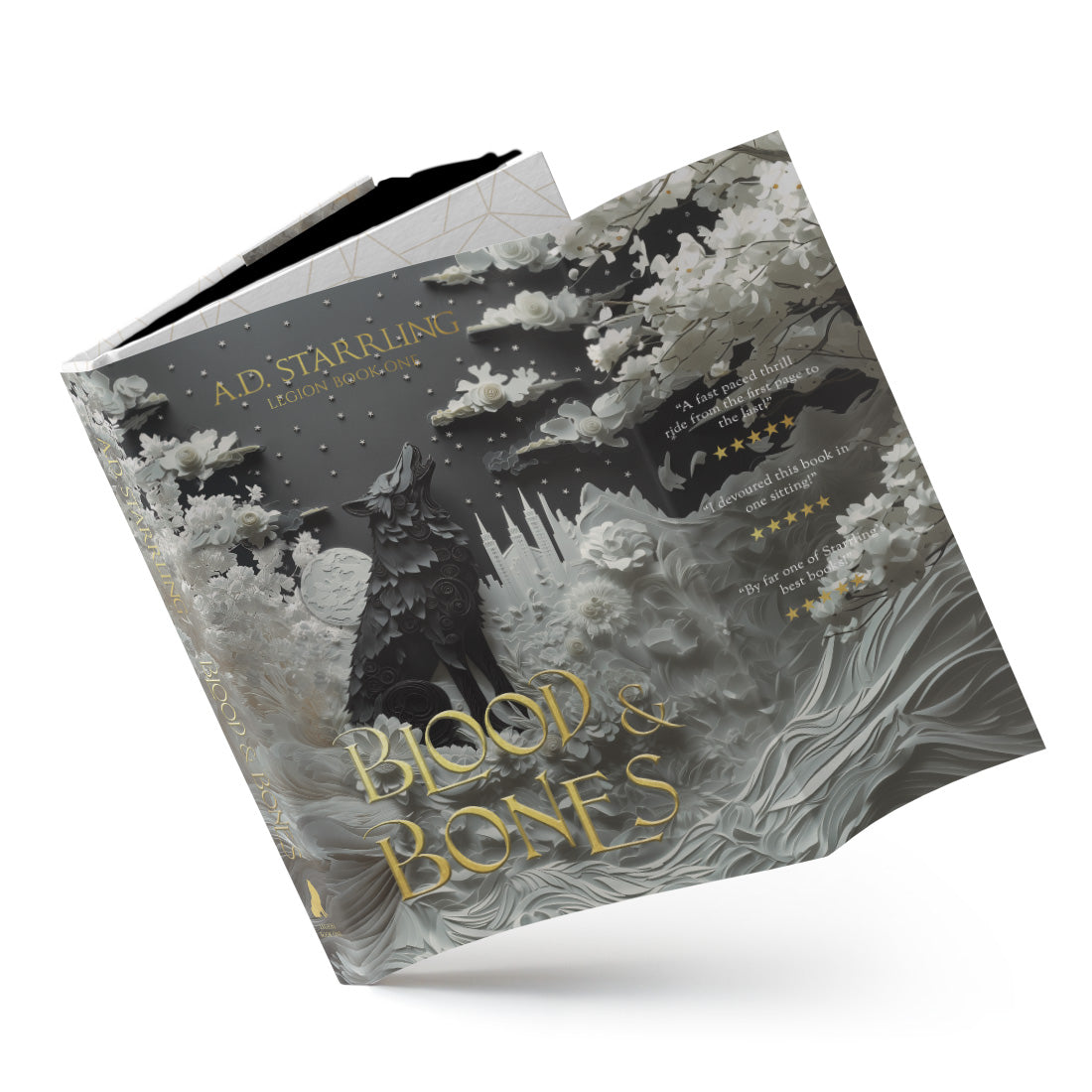 Blood and Bones (Legion Book 1) Special Edition HARDBACK urban fantasy action adventure author ad starrling