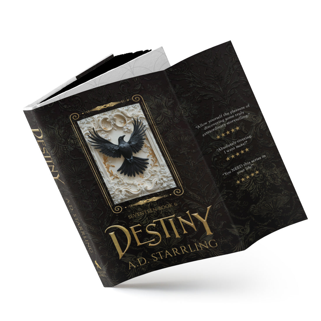 Destiny (Seventeen Series Book 6) Special Edition HARDBACK supernatural thriller urban fantasy author ad starrling