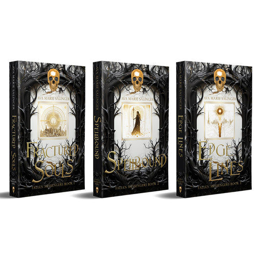Fallen Messengers Books 1-3 special edition paperback starter bundle by Ava Marie Salinger