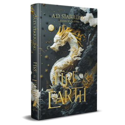 Fire and Earth (Legion Book 2) Special Edition HARDBACK urban fantasy action adventure author ad starrling