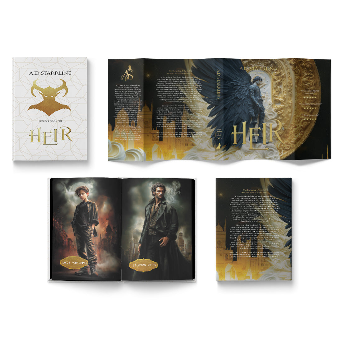 Heir (Legion Book 6) Special Edition HARDBACK urban fantasy action adventure author ad starrling