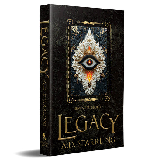 Legacy (Seventeen Series Book 4) Special Edition PAPERBACK supernatural thriller urban fantasy author ad starrling
