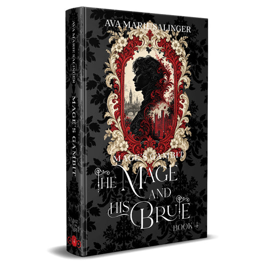 Mage's Gambit special edition hardback with spine by Ava Marie Salinger