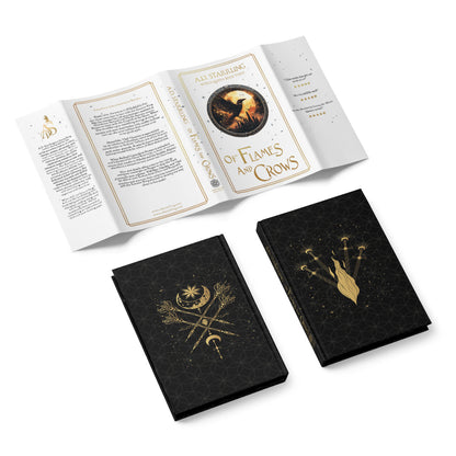 Of Flames and Crows (Witch Queen Book 3) Special Edition HARDBACK urban fantasy action adventure paranormal romance author ad starrling