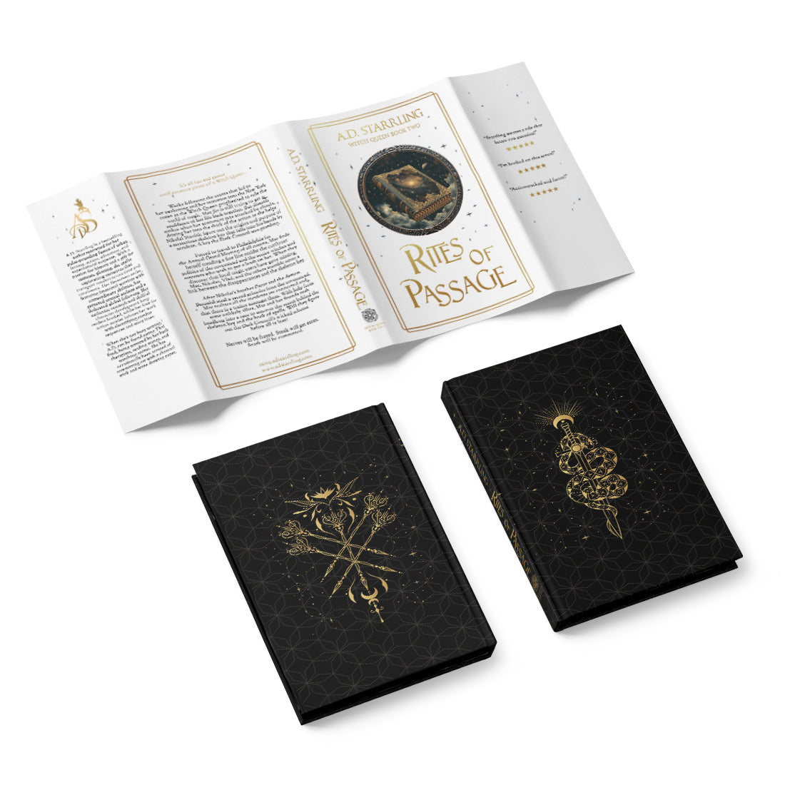 Rites of Passage (Witch Queen Book 2) Special Edition HARDBACK urban fantasy action adventure paranormal romance author ad starrling