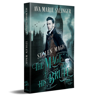 Stolen Magic (The Mage and His Brute Book 2) PAPERBACK gay historical romance fantasy author ava marie salinger