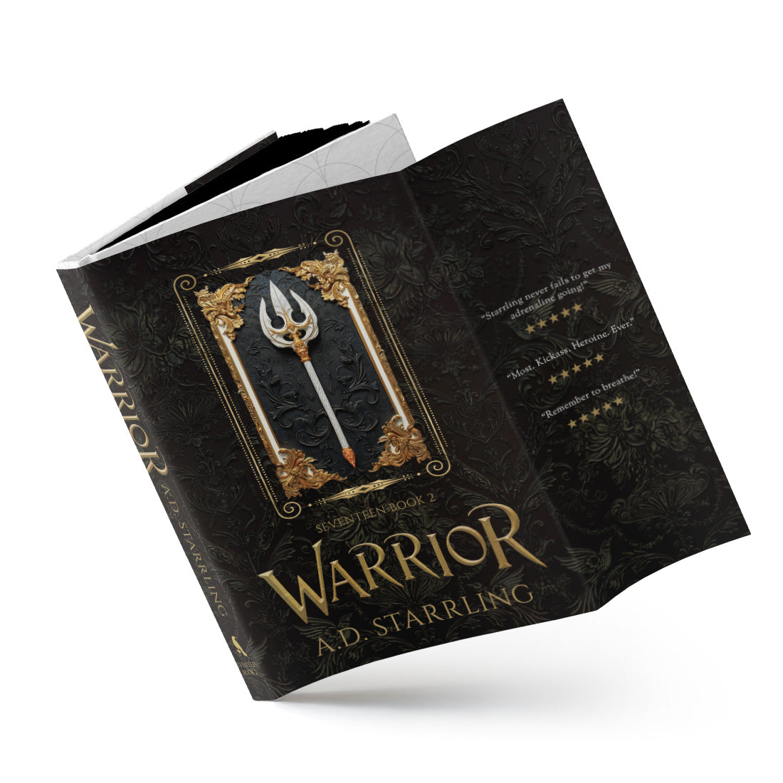 Warrior (Seventeen Series Book 2) Special Edition HARDBACK supernatural thriller urban fantasy author ad starrling