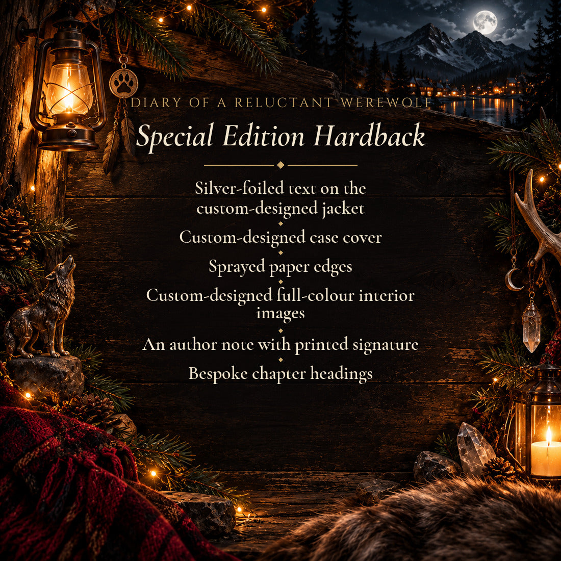Diary of a Reluctant Werewolf Special Edition Hardback: what makes this edition special