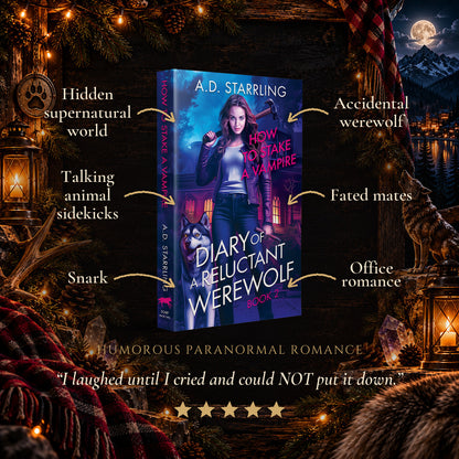 How to Stake a Vampire Paperback tropes: Hidden supernatural world, Talking animal sidekicks, Snark, Accidental werewolf, Fated mates, Office romance. Five-star reader review.