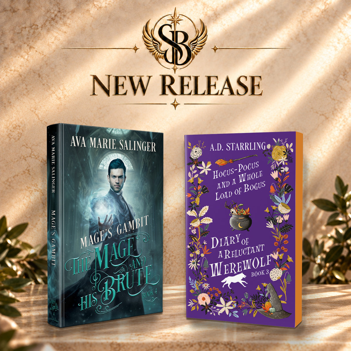 New release: Mage's Gambit by Ava Marie Salinger and Hocus-Pocus and a Whole Load of Bogus by A.D. Starrling