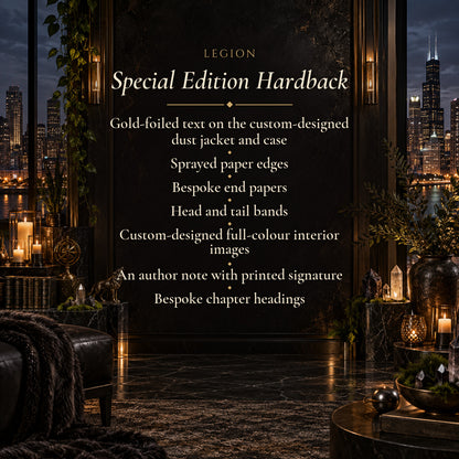 Legion Special Edition Hardback: what makes this edition special