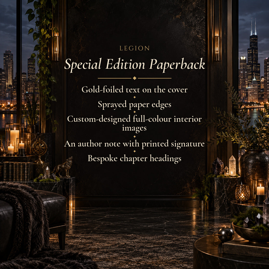 Legion Special Edition Paperback: what makes this edition special