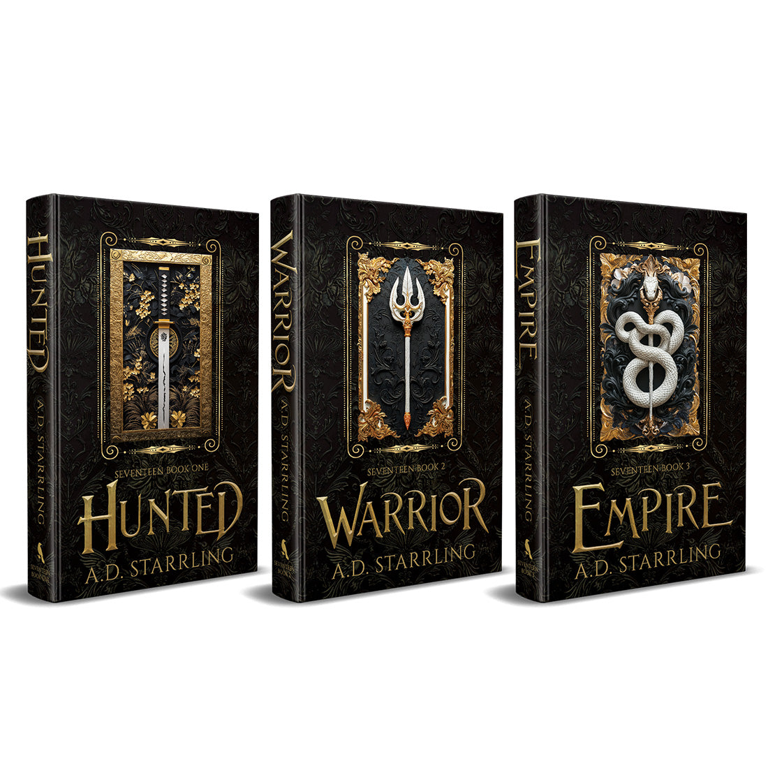 Seventeen Books 1-3 special edition hardback starter bundle by A.D. Starrling