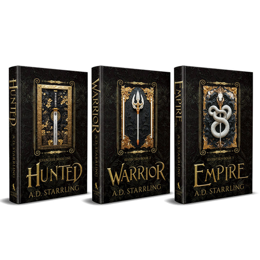 Seventeen Books 1-3 special edition hardback starter bundle by A.D. Starrling