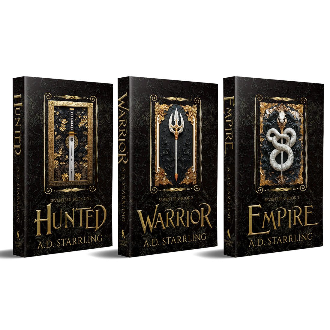 Seventeen Books 1-3 special edition paperback starter bundle by A.D. Starrling