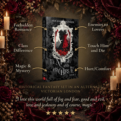 Stolen Magic Special Edition Paperback tropes: Forbidden Romance, Enemies to Lovers, Class Difference, Touch Him and Die, Magic and Mystery, Hurt/Comfort. Historical fantasy set in an alternate Victorian London. Five-star reader review: I love this world full of fog and fear, good and evil, love and jealousy and of course, magic.