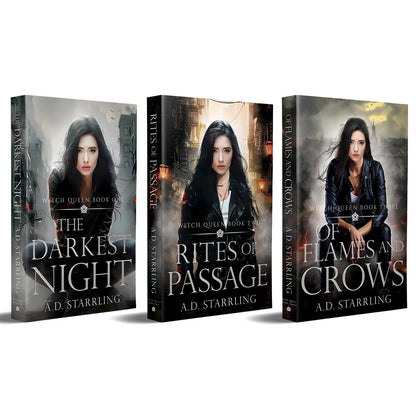 Witch Queen Books 1-3 PAPERBACK BUNDLE urban fantasy author ad starrling