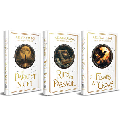 Witch Queen Books 1-3 special edition hardback starter bundle by A.D. Starrling