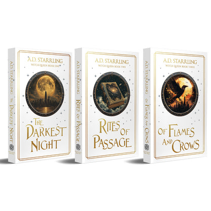 Witch Queen Books 1-3 special edition paperback starter bundle by A.D. Starrling